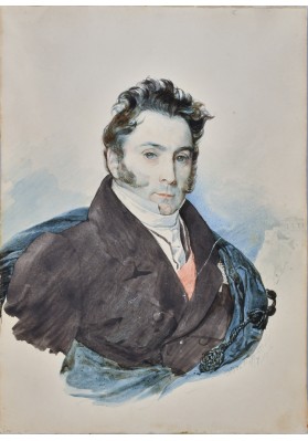 Брюллов Карл Павлович (1799-1852). «Портрет графа Рибопьера Александра Ивановича (1783-1865)». 