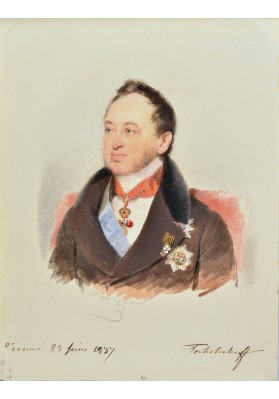 Даффингер Майкл Мориц (1790-1849).  "Портрет Татищева Дмитрия Павловича (1767-1845)".