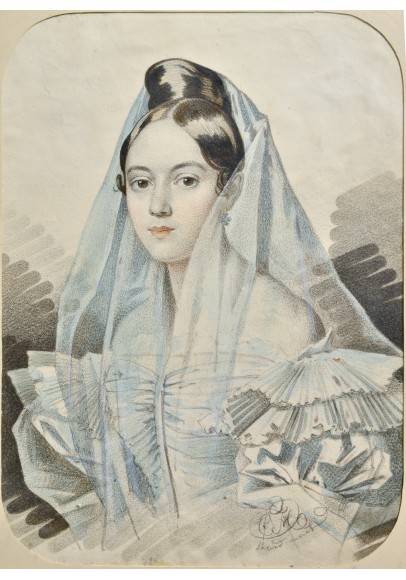 Гампельн Карл Карлович (1794-1880-е) "Свадебные портреты".