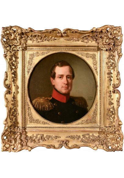Гебенс (Йебенс) Адольф Иванович (1819-1888). «Портрет военного».