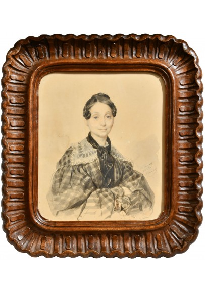 Брюллов Карл Павлович (1799-1852) «Портрет Елизаветы Николаевны Львовой (1788-1864)».