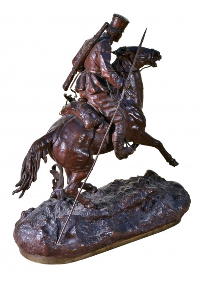 Грачев Василий Яковлевич (1831-1905). Скульптурная композиция «Казак на коне». 