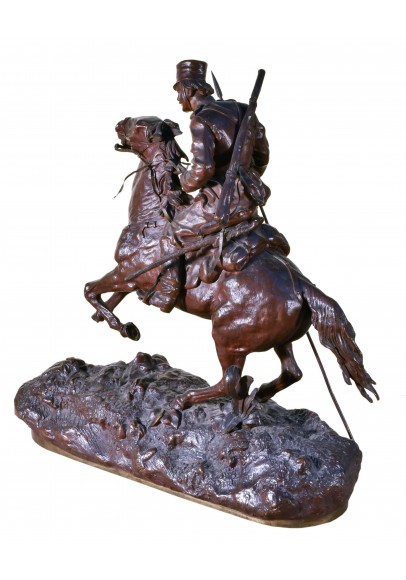 Грачев Василий Яковлевич (1831-1905). Скульптурная композиция «Казак на коне». 