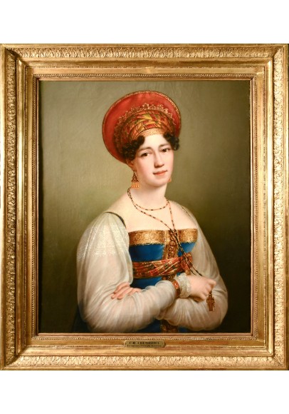 Кинсон Франс Йозеф (1770-1839). «Портрет Софьи Петровны Свечиной, урожденной Соймоновой (1782-1857)».