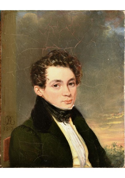 Кипренский Орест Адамович (1782-1836). «Протрет молодого человека».