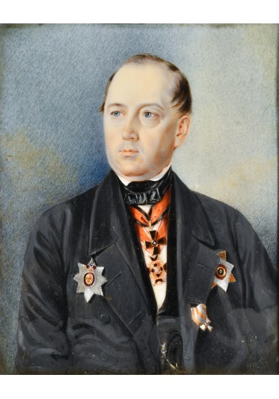 Клюндер (Клиндер) Александр Иванович (1802-1874). «Портрет Владимира Михайловича Прокоповича-Антонского (1790-1849)». 