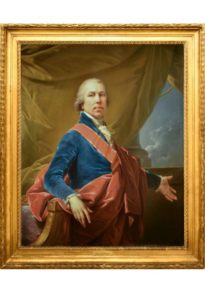 Лампи (Старший) Иоганн Баптист (1751-1830). «Портрет неизвестного с орденом Св. Станислава».  