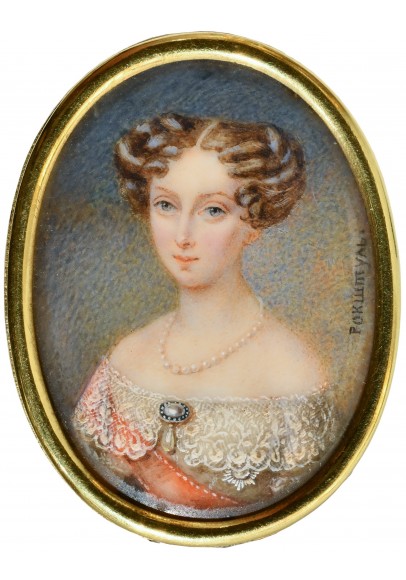 Алоизий Петрович (Алоиз Густав) Рокштуль (1798-1877). "Портрет императрицы Марии Александровны".