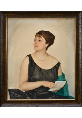 Сорин Савелий Абрамович (1878-1953). «Портрет дамы с книгой». 