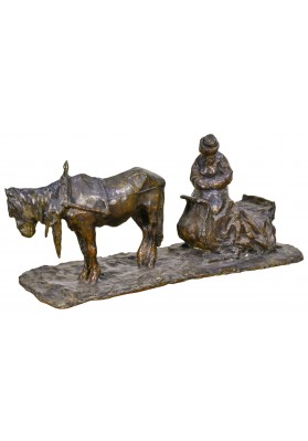 Трубецкой Павел Петрович (1866-1938). Скульптурная композиция «Спящий ямщик».