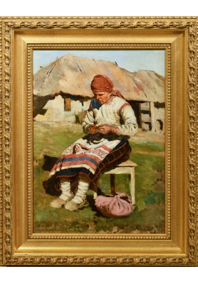Виноградов Сергей Арсеньевич (1869-938) «Крестьянка». 
