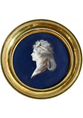 Буржуа Шарль Гийом Александр (1759-1832). «Женский профильный портрет».